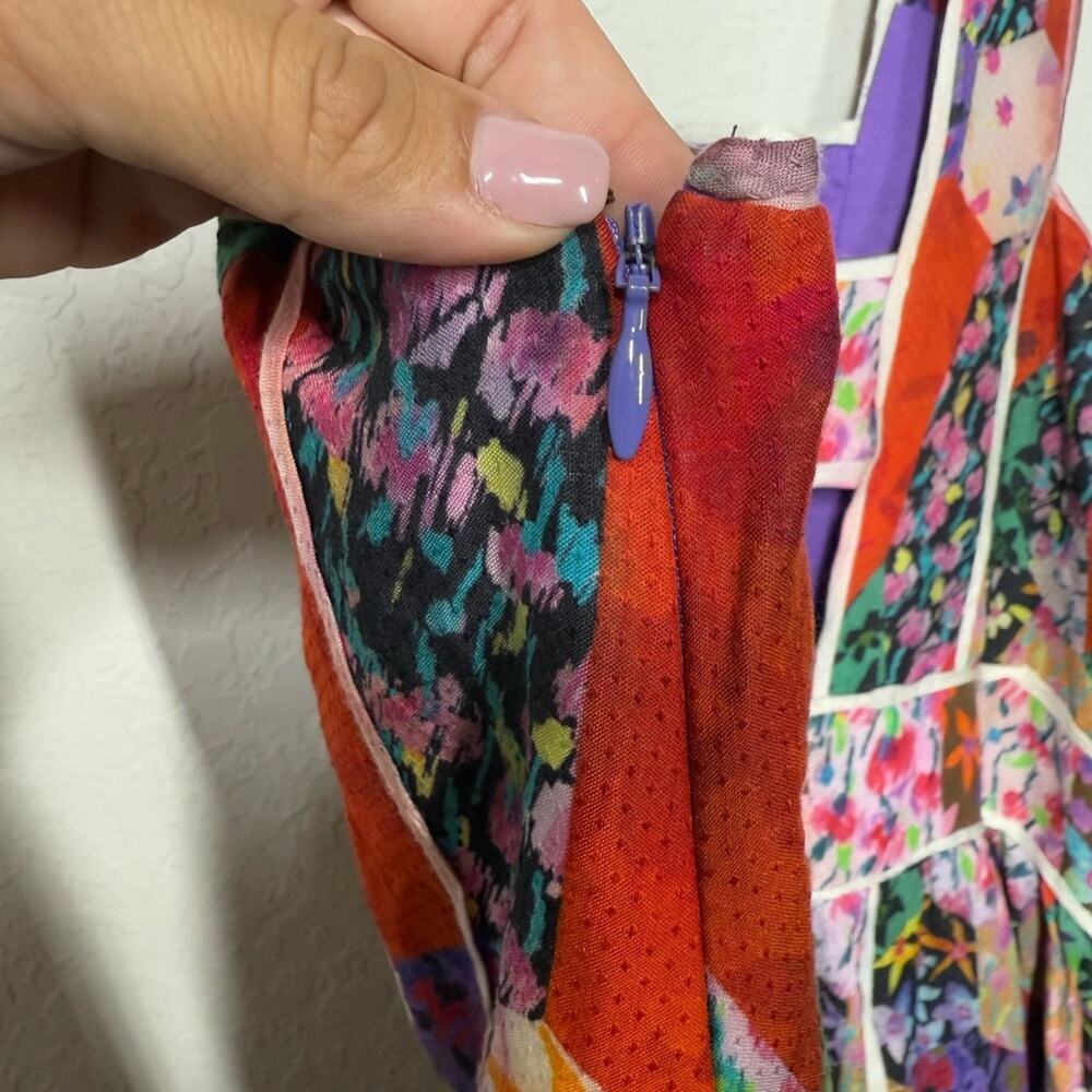 Anthropologie Square Neck Maxi Dress Size 12 - Picture 10 of 13